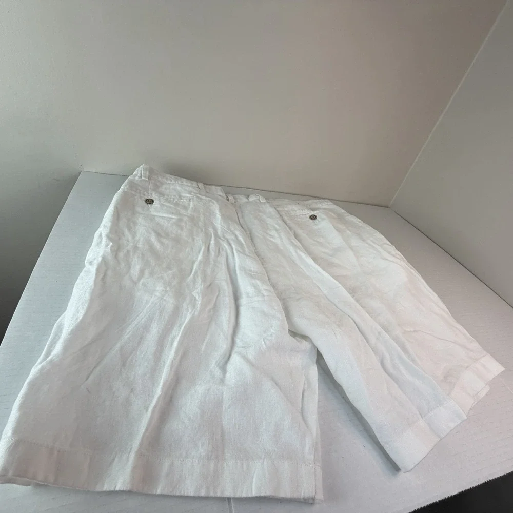 JoS.‎ A Bank Men's White Linen Blend Reserve Shorts Size 44R NWT Beach Vacation